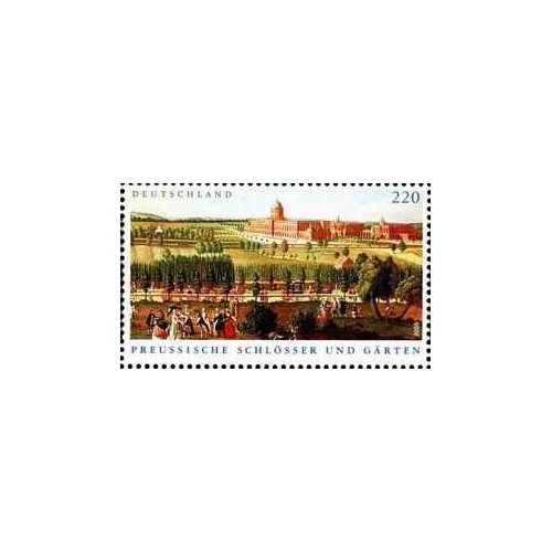 1 عدد تمبر کاخ ها و باغ های پروس - خودچسب - جمهوری فدرال آلمان 2005