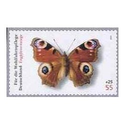 1 عدد تمبر پروانه ها - خودچسب - جمهوری فدرال آلمان 2005 