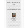 برگه اولین روز انتشار تمبر کریسمس  - جمهوری فدرال آلمان 1981