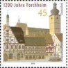1 عدد  تمبر ۱۲۰۰مین سالگرد فورشهایم - جمهوری فدرال آلمان 2005