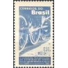 1 عدد  تمبر دهمین سالگرد کنگره راه آهن پان آمریکا - برزیل 1960