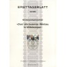 برگه اولین روز انتشار تمبر 2000مین سالگرد کشت شراب در اروپای میانه - جمهوری فدرال آلمان 1980