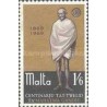 1 عدد تمبرصدمین سالگرد تولد مهاتما گاندی - مالت 1969