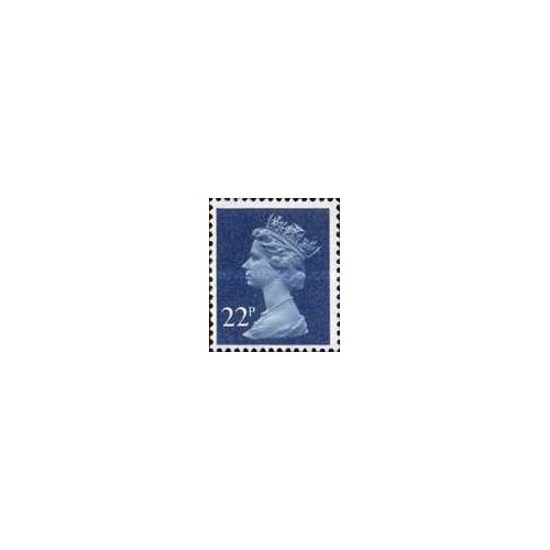 1 عدد تمبرسری پستی - ملکه الیزابت دوم -  22P - انگلیس 1980