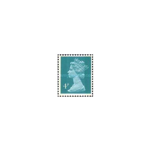 1 عدد تمبرسری پستی - ملکه الیزابت دوم -  4P - انگلیس 1980