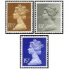 3 عدد تمبرسری پستی - ملکه الیزابت دوم -  11,13,15 - انگلیس 1979