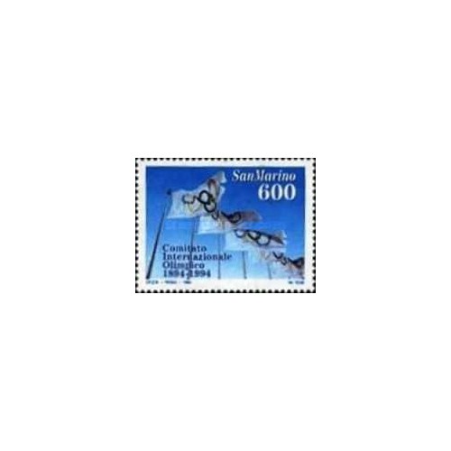 1 عدد تمبر کمیته بین المللی المپیک - IOC - سان مارینو 1994 1 عدد تمبر کمیته بین المللی المپیک - IOC - سان مارینو 1994