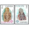 2 عدد تمبر مشترک اروپا - Europa Cept - مجسمه ها  - اسپانیا 1974
