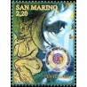 1 عدد تمبر صدمین سالگرد تاسیس فدراسیون بین المللی وزنه برداری - سان مارینو 2005 ارزش روی تمبر 2.2 یورو