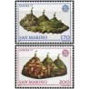 2 عدد تمبر مشترک اروپا - Europa Cept - مناظر - سان مارینو 1977