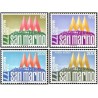 4 عدد تمبر نمایشگاه بین المللی فیلاتلیک "سان مارینو 77" - سان مارینو 1977