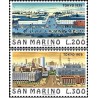 2 عدد تمبر شهرهای جهان، توکیو - سان مارینو 1975