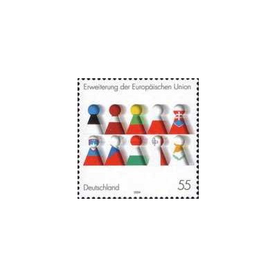 1 عدد تمبر گسترش اتحادیه اروپا - جمهوری فدرال آلمان 2004