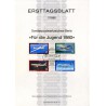 برگه اولین روز انتشار تمبر خوابگاه جوانان - هوانوردی  - جمهوری فدرال آلمان 1980
