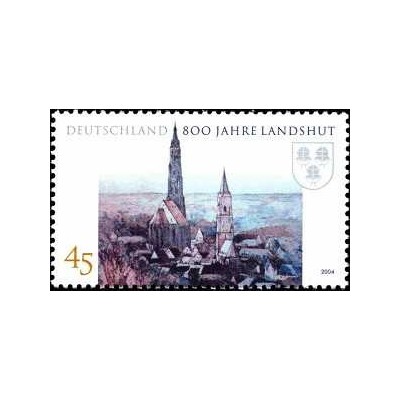 1 عدد تمبر هشتصدمین سالگرد لندشات - جمهوری فدرال آلمان 2004
