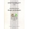 برگه اولین روز انتشار تمبر سری پستی کاخ ها و قلعه ها - 40 و 60  - جمهوری فدرال آلمان 1980