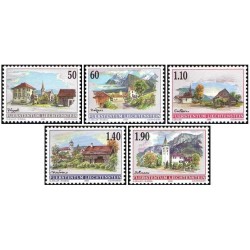 5 عدد تمبر صحنه های روستا - لیختنشتاین 2000 ارزش روی تمبرها 5.5 فرانک سوئیس