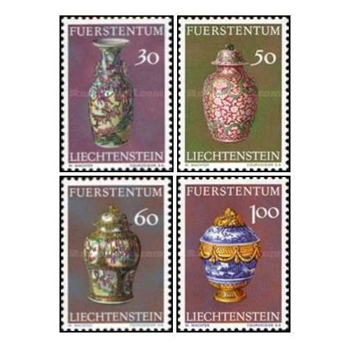 4 عدد تمبرگلدان های چینی - لیختنشتاین 1974 ارزش روی تمبرها 2.4 فرانک سوئیس 4 عدد تمبرگلدان های چینی - لیختنشتاین 1974 ارزش روی تمبرها 2.4 فرانک سوئیس