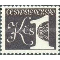 1 عدد تمبر سری پستی - لوله ای - 1K - چک اسلواکی 1979