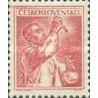 1 عدد تمبر سری پستی مشاغل - 3K- چک اسلواکی 1954