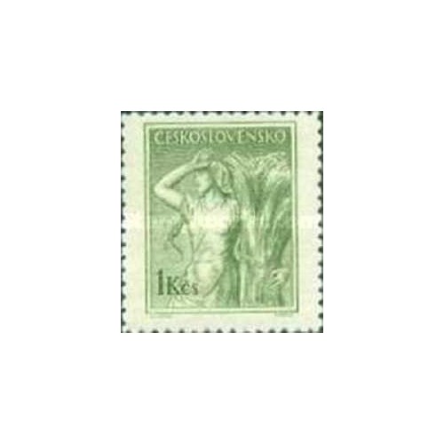 1 عدد تمبر سری پستی مشاغل - 1K - چک اسلواکی 1954 1 عدد تمبر سری پستی مشاغل - 1K - چک اسلواکی 1954