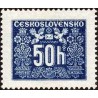1 عدد تمبر سری پستی - تمبرهای سررسید پستی - 50h- چک اسلواکی 1946