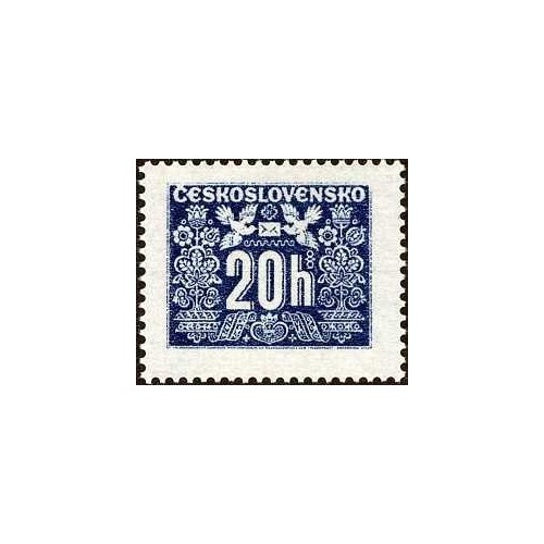 1 عدد تمبر سری پستی - تمبرهای سررسید پستی - 20h- چک اسلواکی 1946 1 عدد تمبر سری پستی - تمبرهای سررسید پستی - 20h- چک اسلواکی 1946