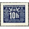 1 عدد تمبر سری پستی - تمبرهای سررسید پستی - 10h- چک اسلواکی 1946
