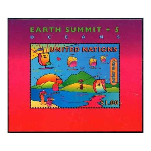 سونیرشیت "اجلاس زمین + 5" - پنجمین سالگرد کنفرانس سازمان ملل متحد در مورد محیط زیست و توسعه - نیویورک سازمان ملل 1997