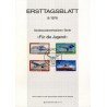 برگه اولین روز انتشار تمبر خوابگاه جوانان - هوانوردی - جمهوری فدرال آلمان 1979