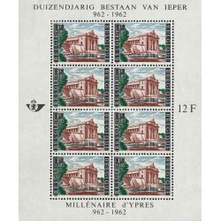 مینی شیت هزارمین سالگرد شهر یپرن -بلژیک 1962 قیمت 5.3 دلار
