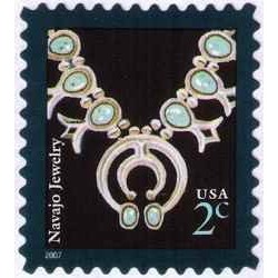 1 عدد تمبر سری پستی - طراحی آمریکایی - 2C - خودچسب - آمریکا 2007