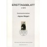 برگه اولین روز انتشار تمبر صدمین سالگرد تولد اگنس میگل  - جمهوری فدرال آلمان 1979