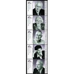 5 عدد تمبر چهره های استرالیایی - دانشمندان پزشکی - B - استرالیا 1992