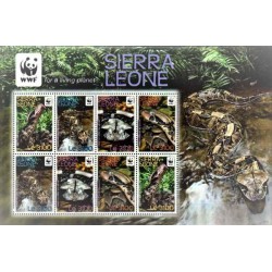 مینی شیت WWF - مار پف دار -سیرالئون 2011 قیمت 10.5 دلار