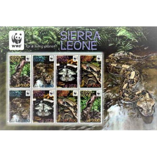 مینی شیت WWF - مار پف دار -سیرالئون 2011 قیمت 10.5 دلار مینی شیت WWF - مار پف دار -سیرالئون 2011 قیمت 10.5 دلار