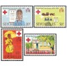 4 عدد تمبر صدمین سالگرد صلیب سرخ بریتانیا -  سیشل 1970