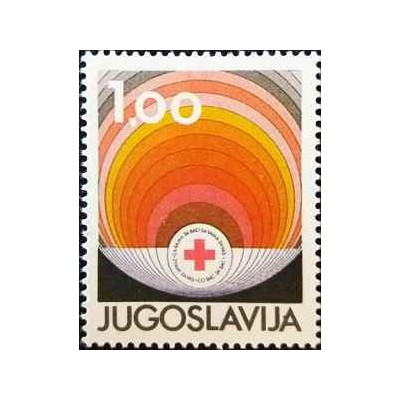 1 عدد تمبر خیریه (هفته صلیب سرخ) - مالیات پستی -  یوگوسلاوی 1981