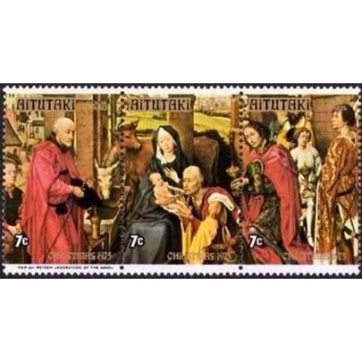 3 عدد تمبر کریسمس -2 - آیتوتکی 1975