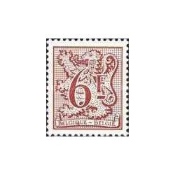 1 عدد تمبر سری پستی - بلژیک 1981