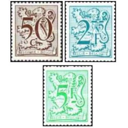 3 عدد تمبر سری پستی - بلژیک 1979
