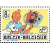 1 عدد تمبر فیلاتالیست های جوان - تن تن - بلژیک 1979