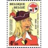 1 عدد تمبر دهمین سالگرد "Action Laique" - بلژیک 1979
