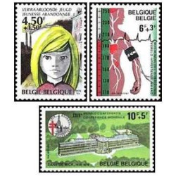3 عدد تمبرهای خیریه - بلژیک 1978