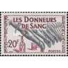 1 عدد  تمبر اهداکنندگان خون  - فرانسه 1959