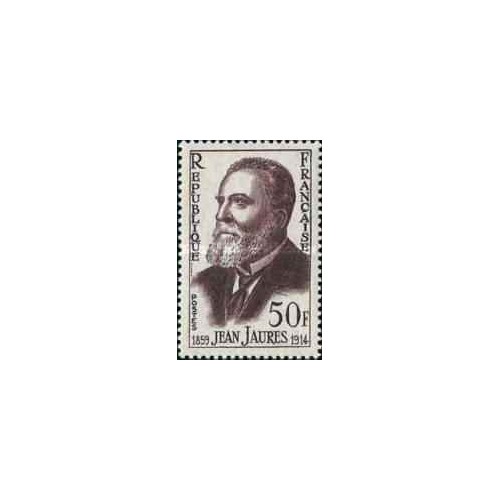 1 عدد تمبر صدمین سالگرد تولد ژان ژورس - سیاستمدار - فرانسه 1959 1 عدد تمبر صدمین سالگرد تولد ژان ژورس - سیاستمدار - فرانسه 1959