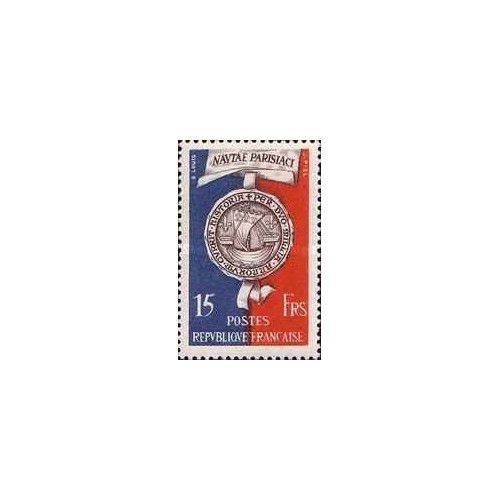 1 عدد تمبر 2000 امین سالگرد پاریس - فرانسه 1951 1 عدد تمبر 2000 امین سالگرد پاریس - فرانسه 1951