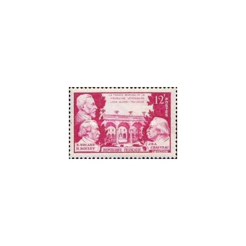 1 عدد تمبر دامپزشکان فرانسوی - فرانسه 1951 1 عدد تمبر دامپزشکان فرانسوی - فرانسه 1951
