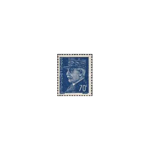 1 عدد  تمبر سری پستی - مارشال پتین - 70 سنت - فرانسه 1941