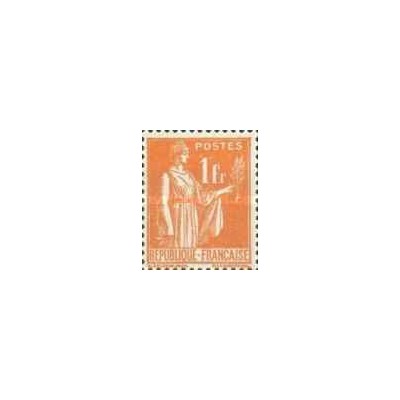 1 عدد  تمبر سری پستی - تمثیل صلح - 1f - فرانسه 1932